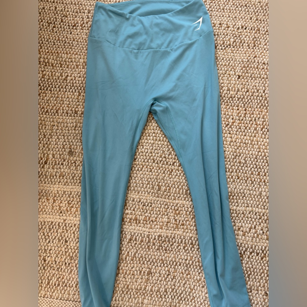 Gym shark Leggings Size: Large Color:Blue